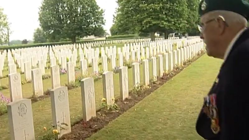 Image of 47 RMC Veteran's: Ted Batley Chuck Harris BBC D-Day Men video